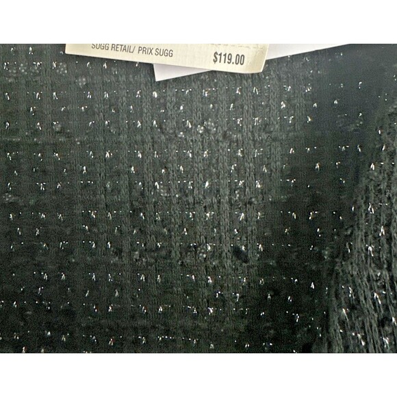 Anne Klein Women's Sleeveless Boucle Sheath Dress Formal Chic Causal Black 8 - Picture 8 of 12